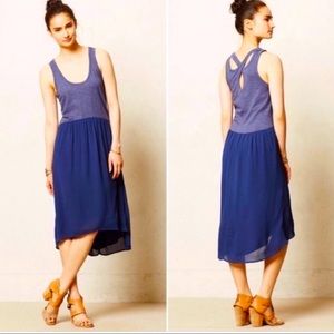 Anthropologie Left Of Center Tulipan Dress